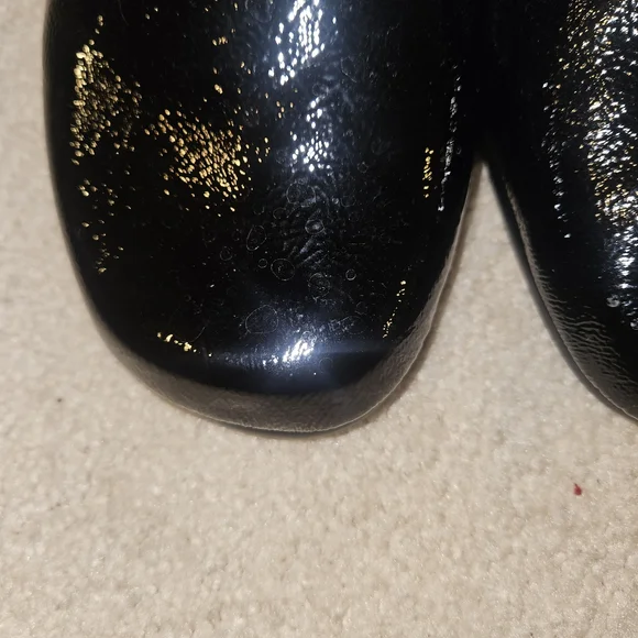 AEROSOLES Black Patent Loafers Style Mr. Softee - Picture 2 of 5